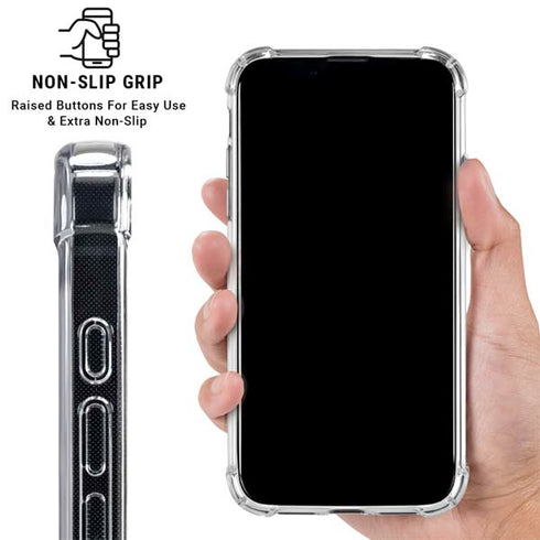 Jamaican Flag Dark Wood iPhone 16 Clear Case